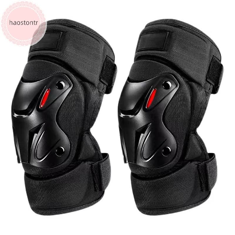 Haostontr Motocicleta Homens Proteção Joelheira Protetor De Anti-Queda Fora De Estrada Equipamento Respirável Conjunto De Corrida À Prova De Vento BR