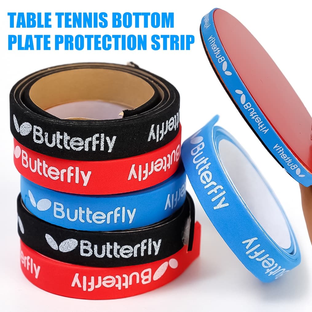 Fita De Tênis De Mesa 2pc Borda De Raquete Profissional/Protetora De Morcego Ping Pong Lateral/Anti-Colisão Esponja
