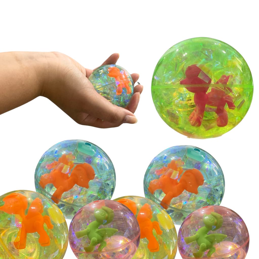 Brinquedo bola Pula Pula de Unicórnio brilhantes Infantil Diversão