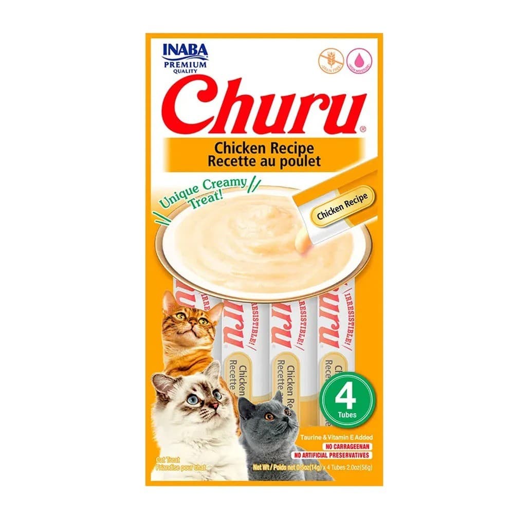 PETISCO CHURU GALINHA GATOS 56G
