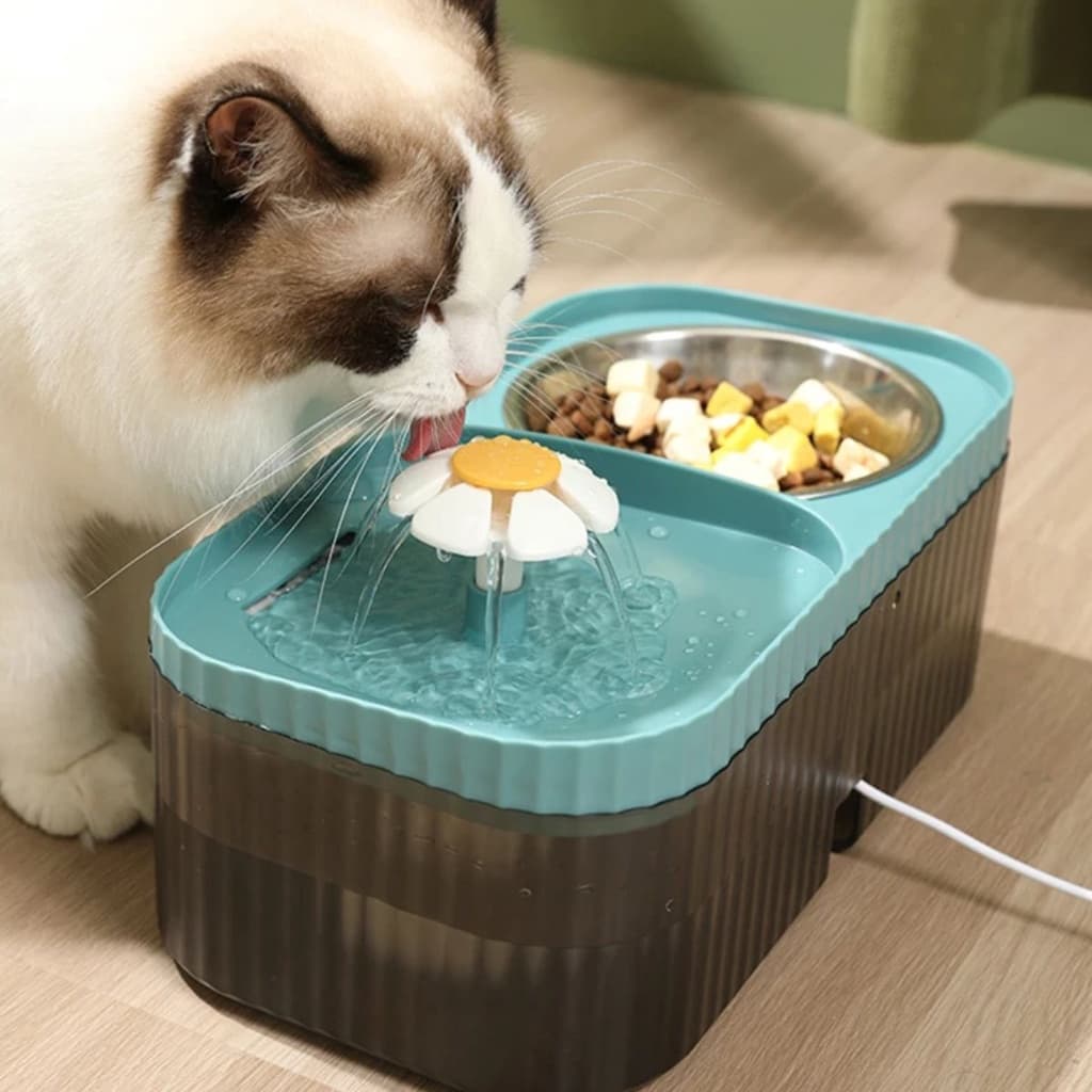 Fonte de Agua Bebedouro Comedouro Cães e Gatos 3 Litros