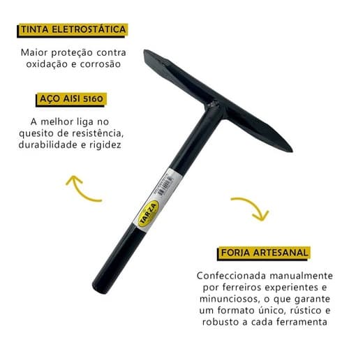 Martelo Para Pedreiro Ponta E Pá 600g Aço Forjado TARZA