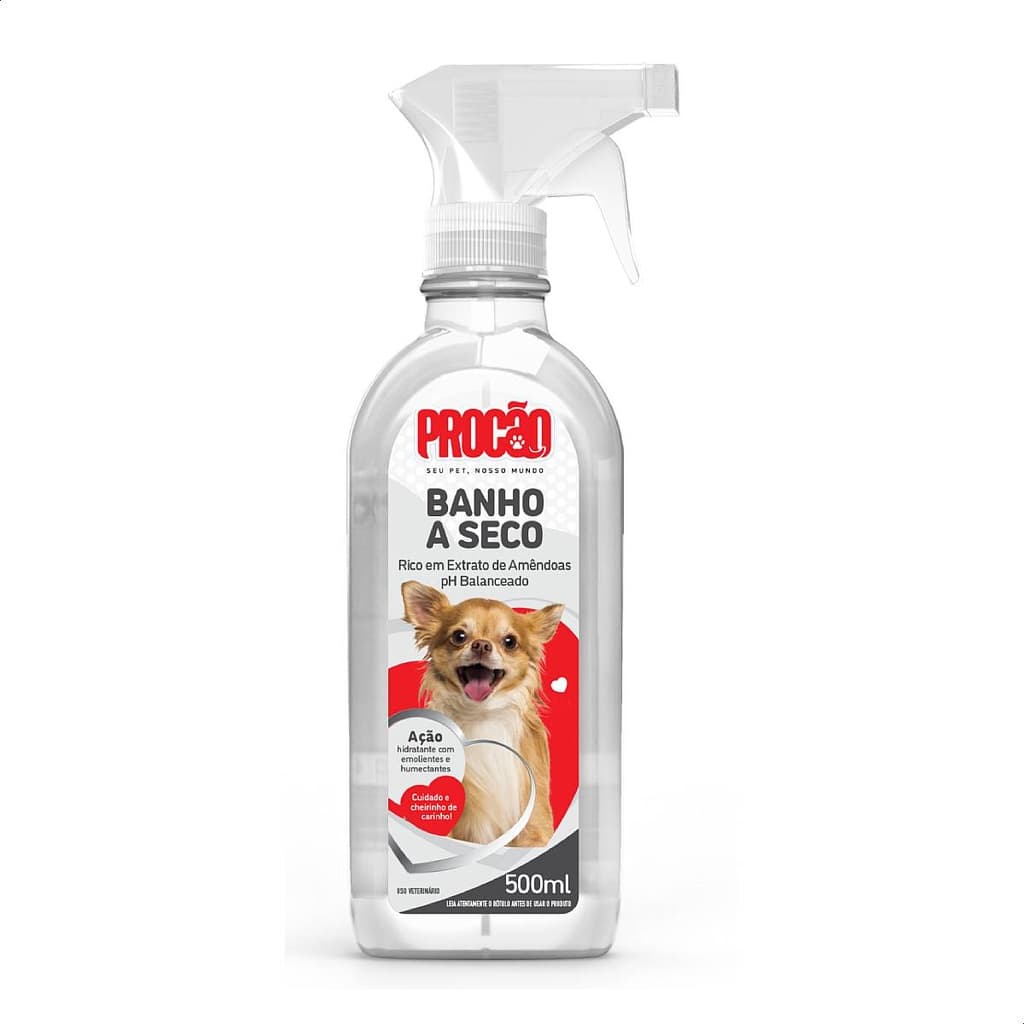 Banho A Seco E Eliminador De Odores Para Cães Pets – Procão