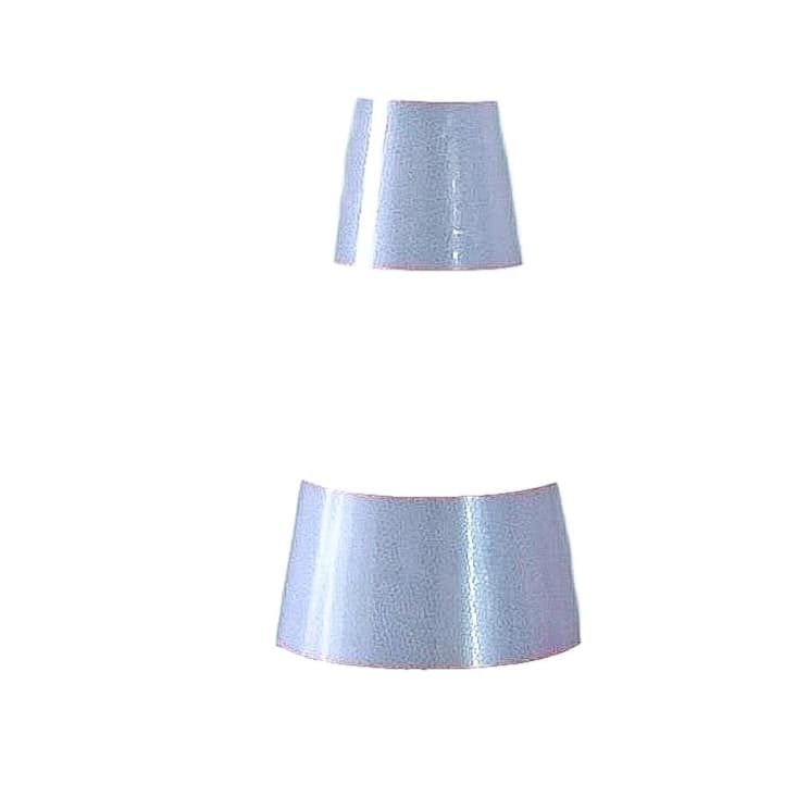 10 PARES FAIXA ADESIVA REFLETIVA BRANCA PARA CONE 75 CM