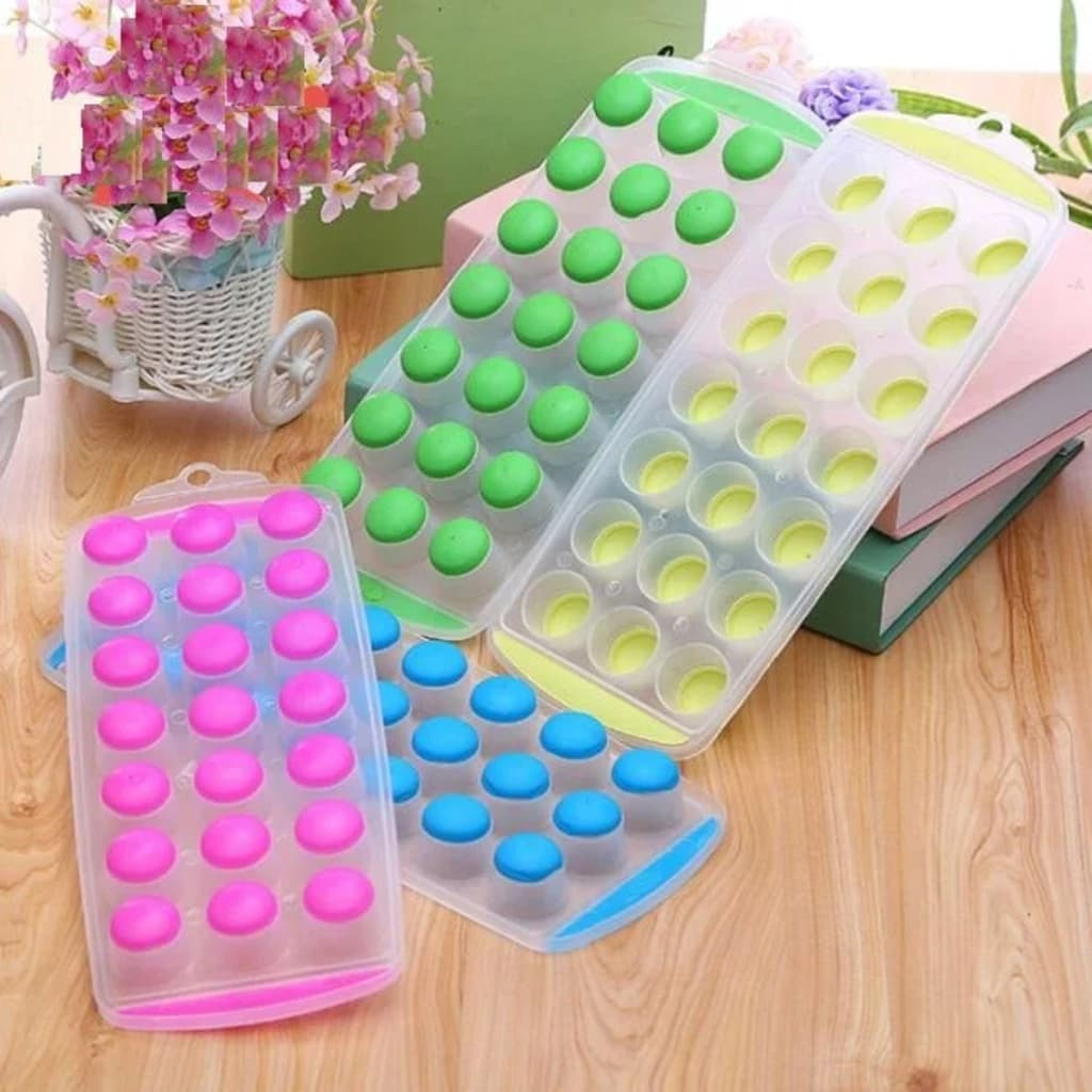 Forma Gelo Silicone Gelos Redondos 18 Cubos Personalizados