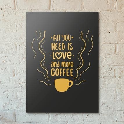 Quadro Decorativo Café 20x30