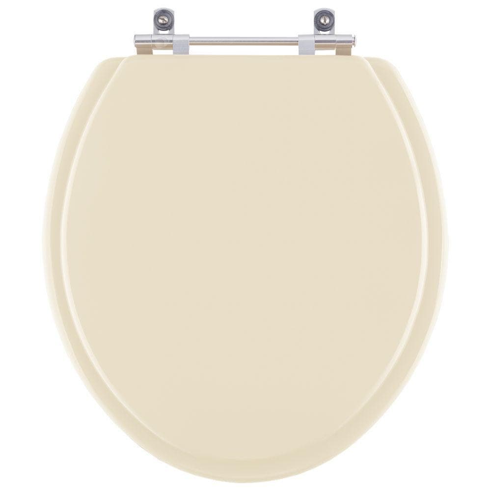Assento Sanitário Convencional / Oval Marfim (Bege Claro) para vaso Hervy