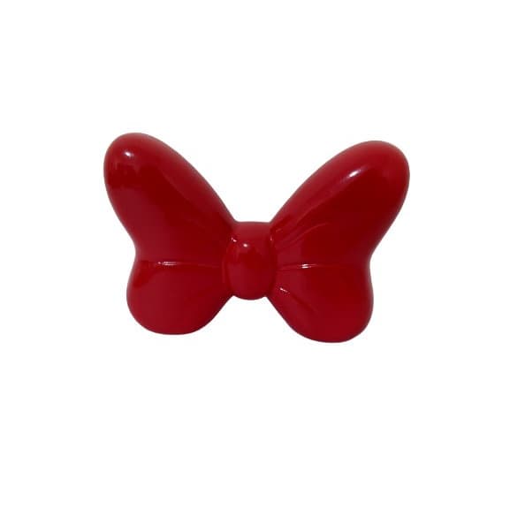 Laço Minnie cerâmica louça enfeite decoração festa