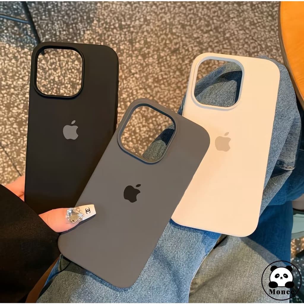 Capa De silicone Macio Líquido anti-Queda Case Capinha De Celular Para iPhone 11 12 13 14 15 16 Pro Max XS XR 7 8 Plus