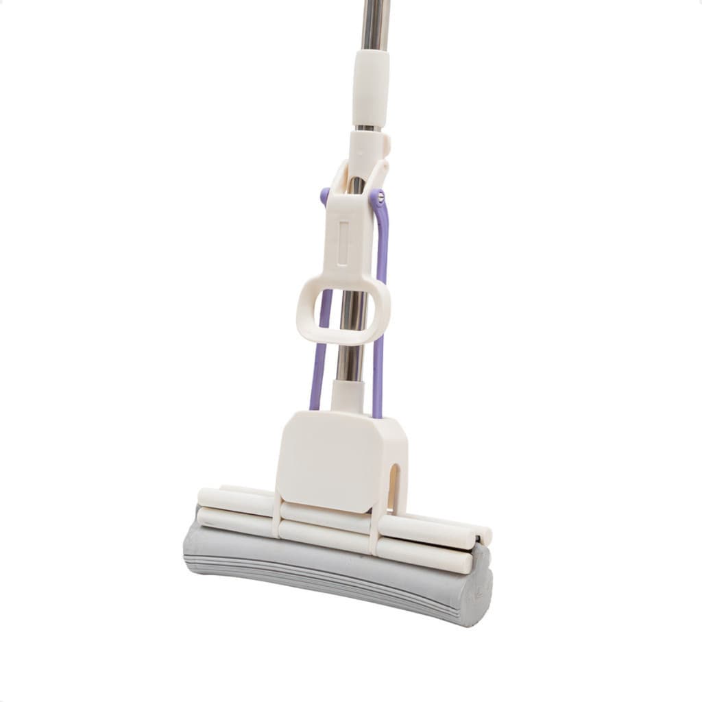 Mop Simplo Slim Esponja com Sistema de Alavanca Rodo Magico Alta Absorção