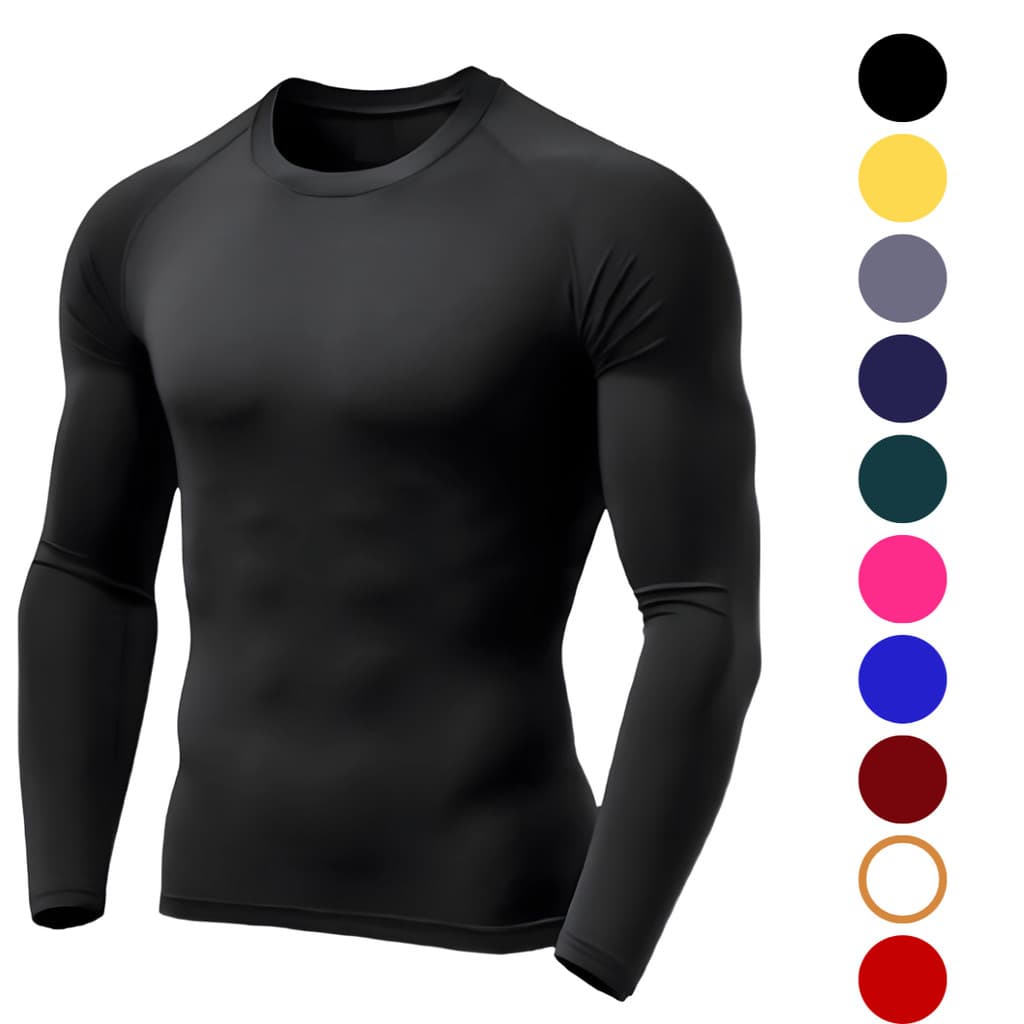 Camiseta Térmica Proteção UV Masculina Camisa Segunda Pele Manga Longa