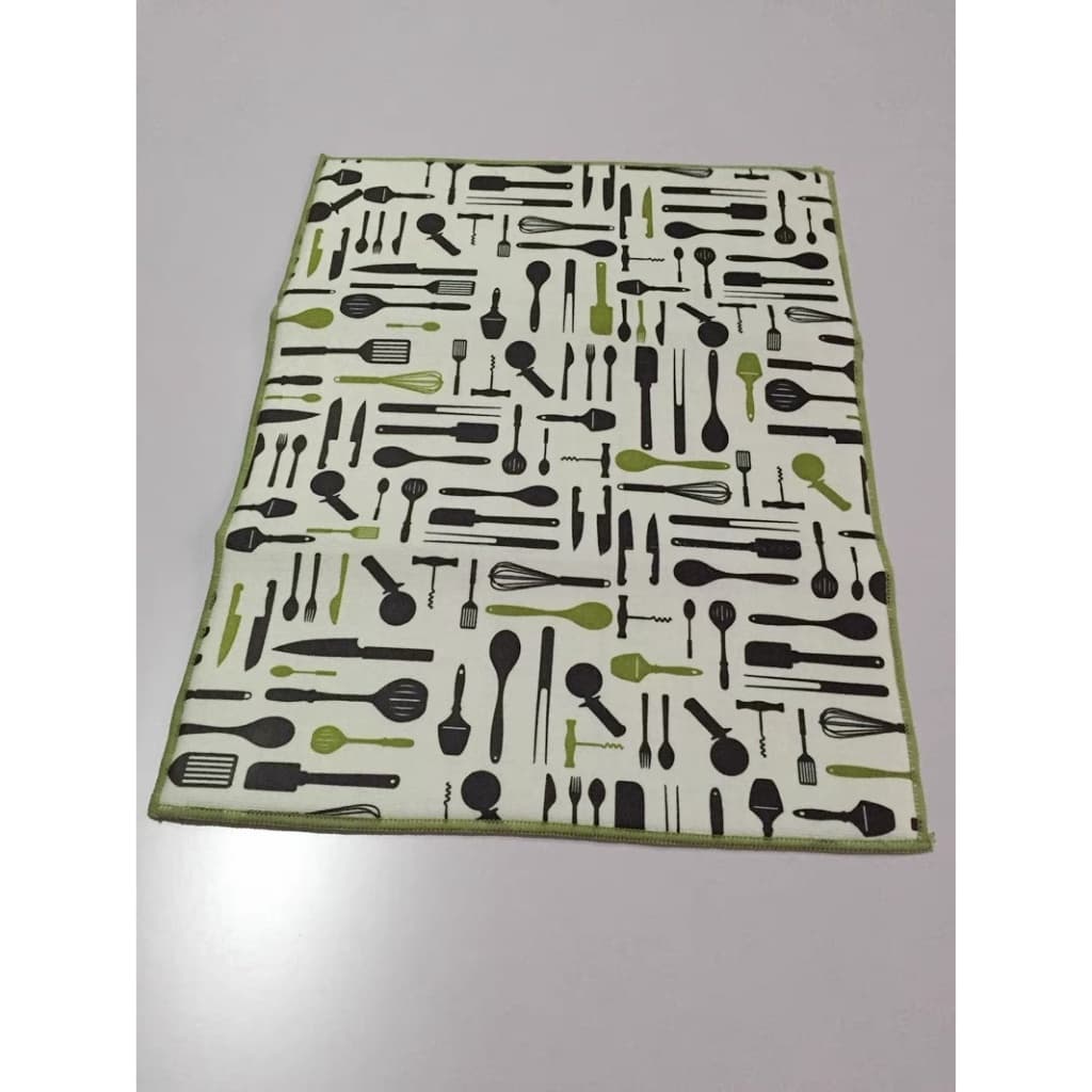 Escorredor De Tapete Louça Aparador Para Pia Secagem Rápida E Ultra Absorvente 40X40