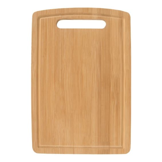 Tábua De Corte Carne Churrasco Bambu 28x18cm Rústica Cozinha