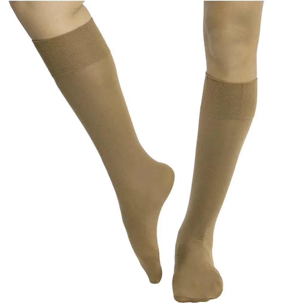 Meia 3/4 Selene 9050-001 Fio 40 Design Leve Poliamida