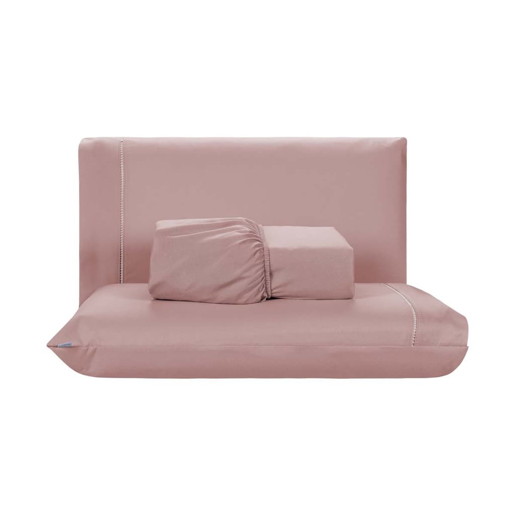 Jogo de Lençol Cama King 3 Pçs Percal 200 Fios C/Elástico Sleep
