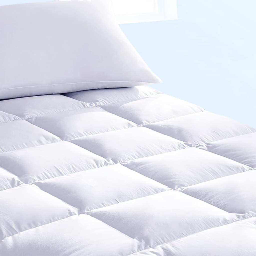 Pillow Top Solteiro 100% Fibra Siliconada 1600G/M² - Tecido Percal Algodão - Muito mais Conforto