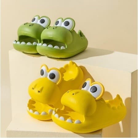 Sandália Infantil Menino Fleca Babuche Com Dinossauro Personalizado