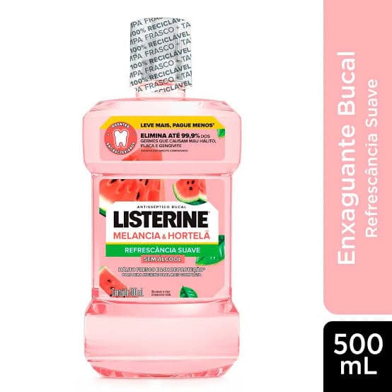 Enxaguante Bucal Melancia e Hortelã Listerine 500ml
