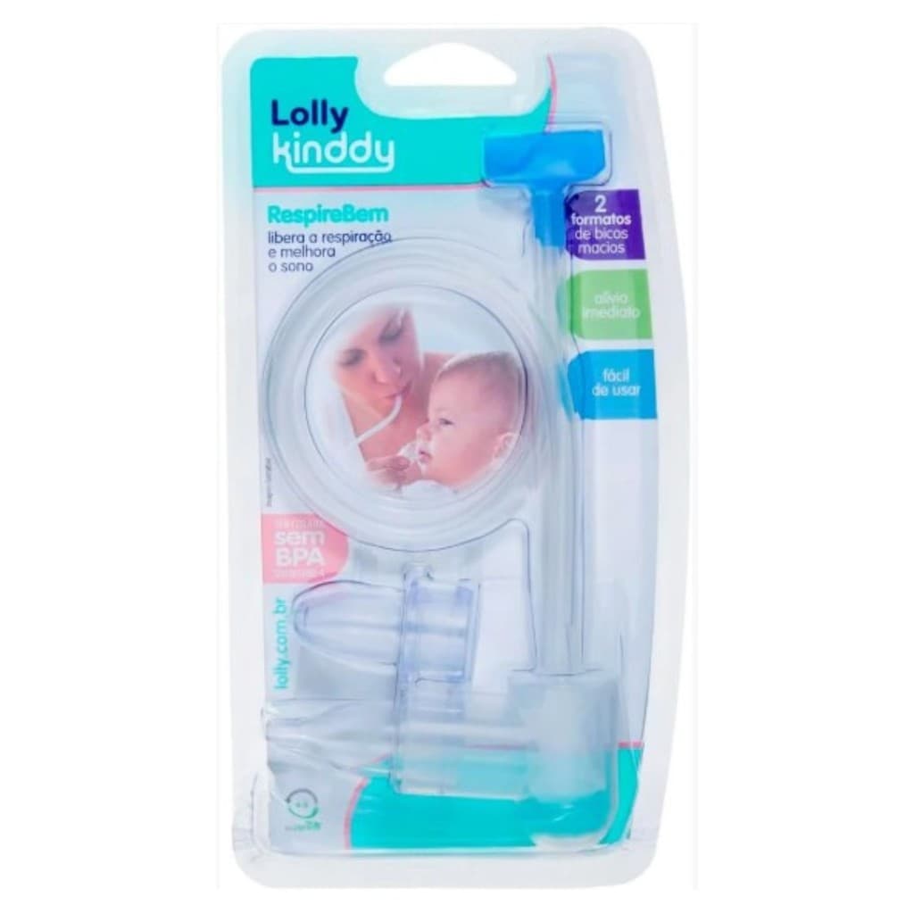Aspirador Nasal Por Sucção RespireBem 7173-01 - Lolly Kinddy