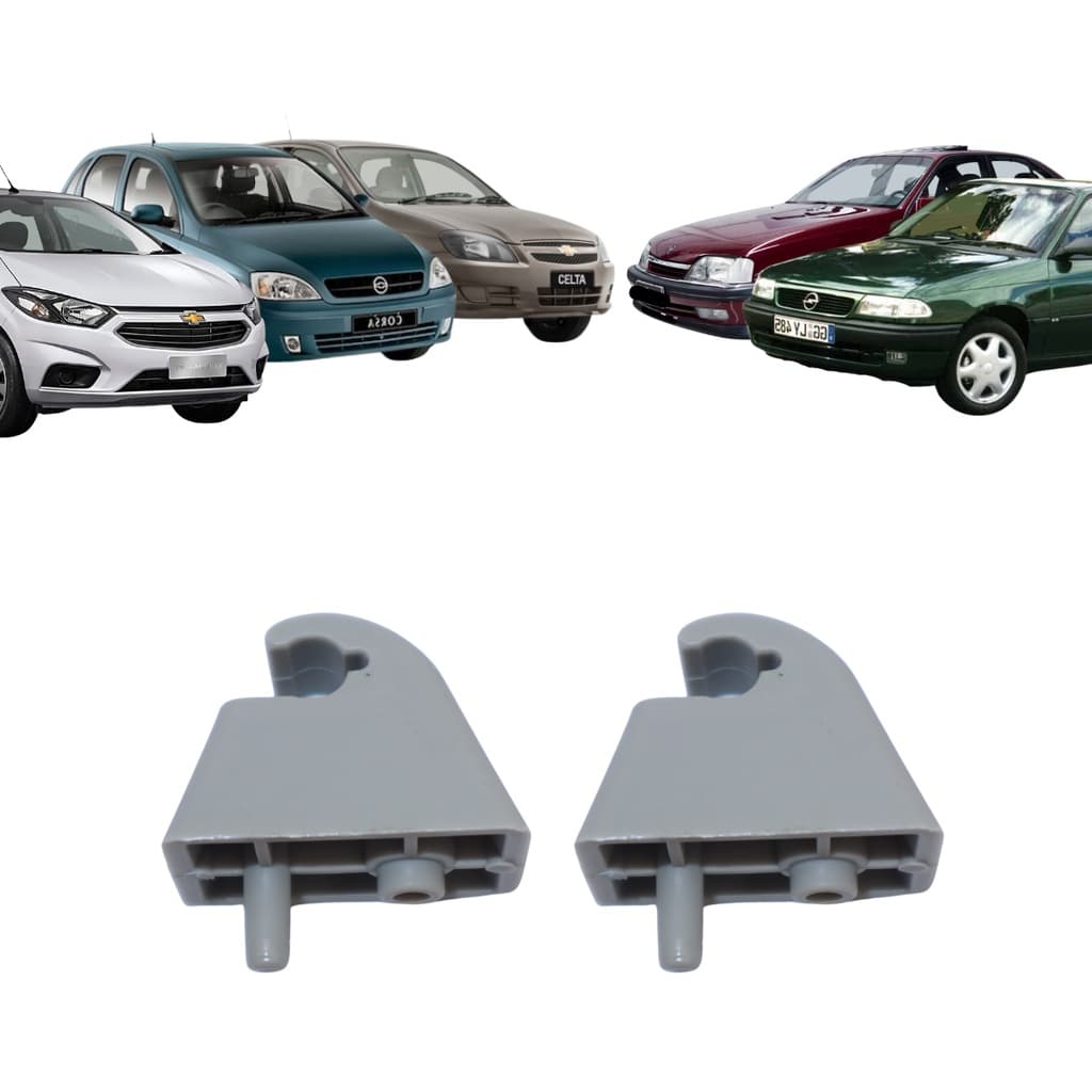 Kit 2 Suportes Quebra Sol GM Celta Corsa Omega Prisma Astra Hatch