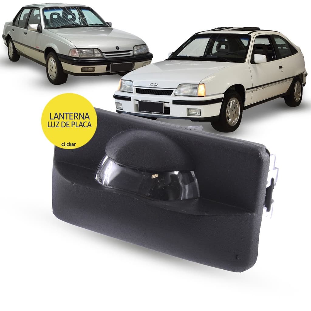 Lanterna Luz De Placa Chevrolet Monza 1983 1984 1985 1986 1987 1988 1989 1990 Kadett 1989 1990 1991 1992 1993 1994 1995