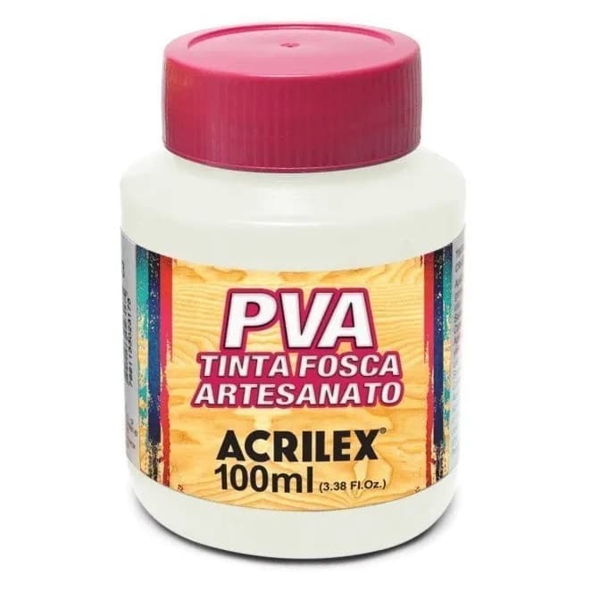 TINTA PVA FOSCA BRANCO PINTURA COM PINCEL ESPONJA ROLINHO ACRILEX