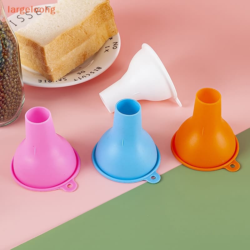 Funil De Boca Larga De Silicone De 7 Cm , E Grande Diâmetro Para Derramar Óleo , Feijão De Leite , Distribu