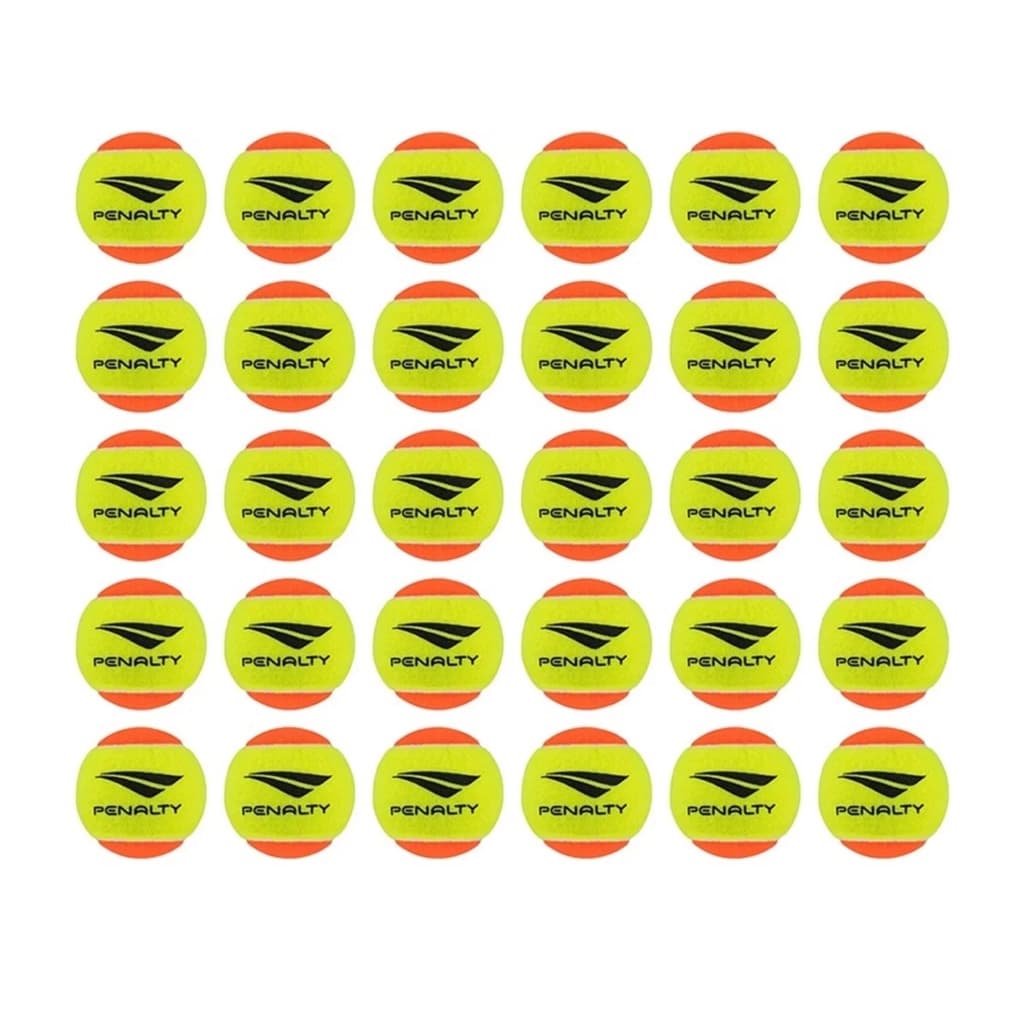 KIT 30 Bolas Beach Tennis Bolinha Tênis Praia PENALTY