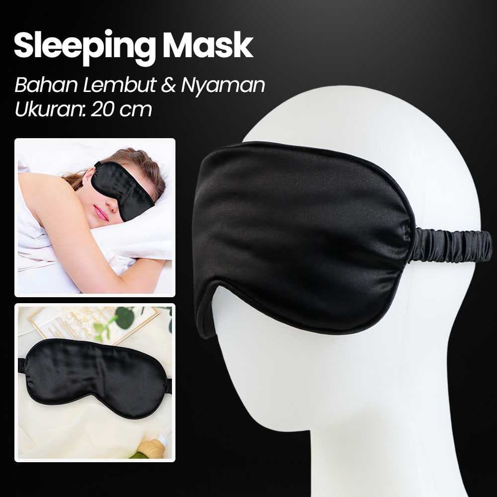 Máscara De Dormir MATA Tapa-Olho Com Venda 20cm