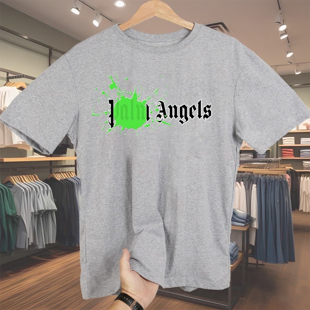 camisa masculina palm spray angel camisa oversized masculino grife camiseta masculina streetwear algodão