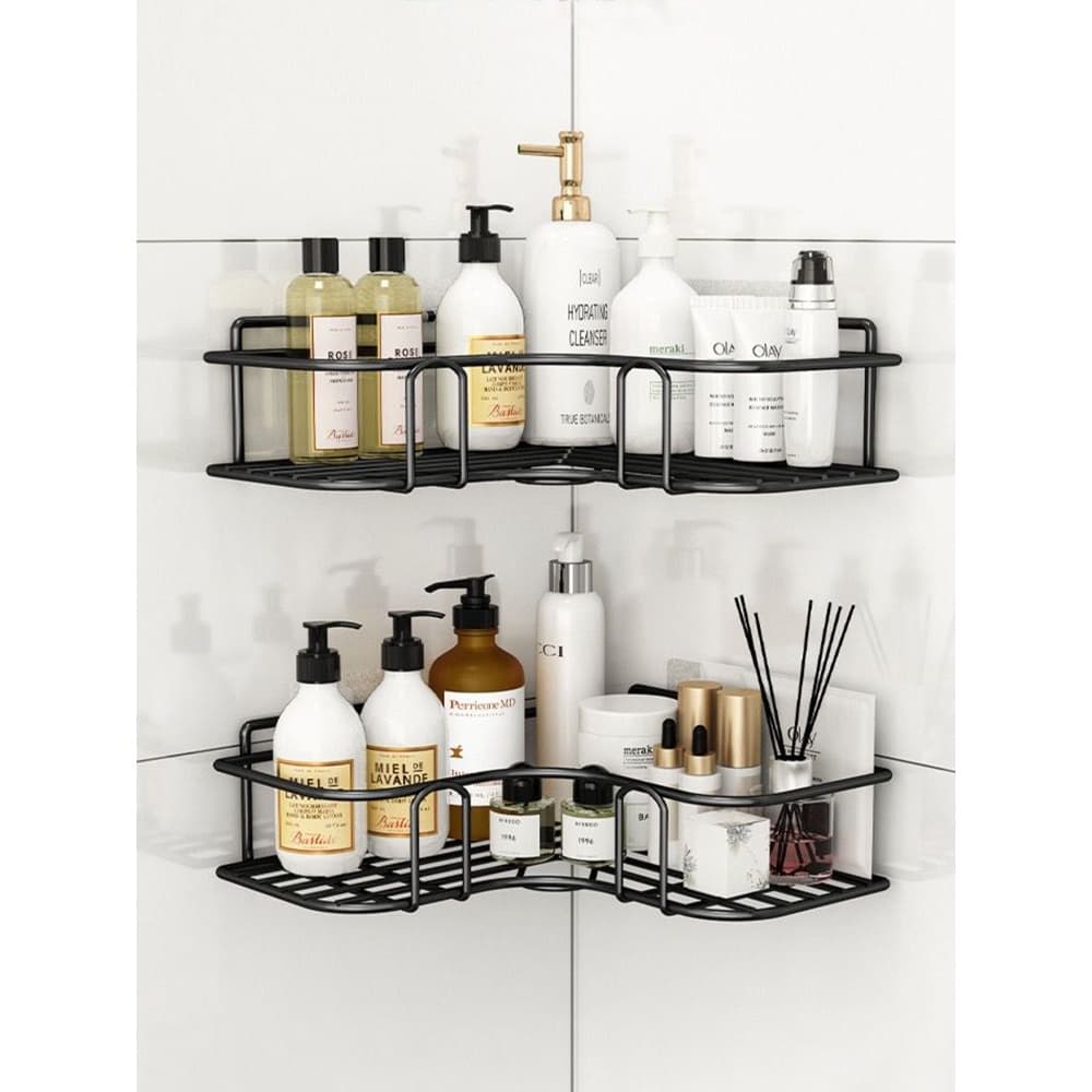 suporte multi  adesivo para parede,- uso de metal prateleira de banheiro, shampoo, sabão, triângulo,  para cozinha e banheiro