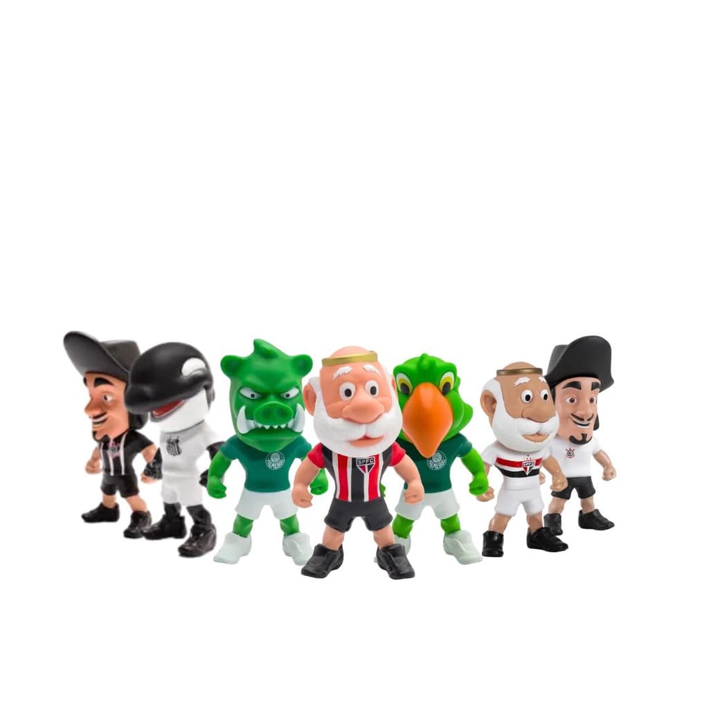 Bonecos Mascotes Futebol Times Brasil Paulista Qualidade Top