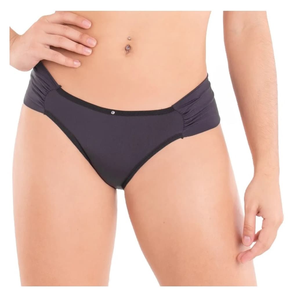 Kit/3 Tanga Microfibra Fio Drapeado Diva Donna 5388