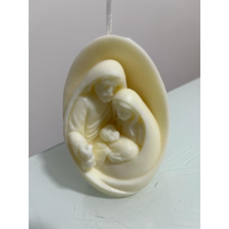 Vela Aromática Vegetal Jesus na Manjedoura Artesanal 90g