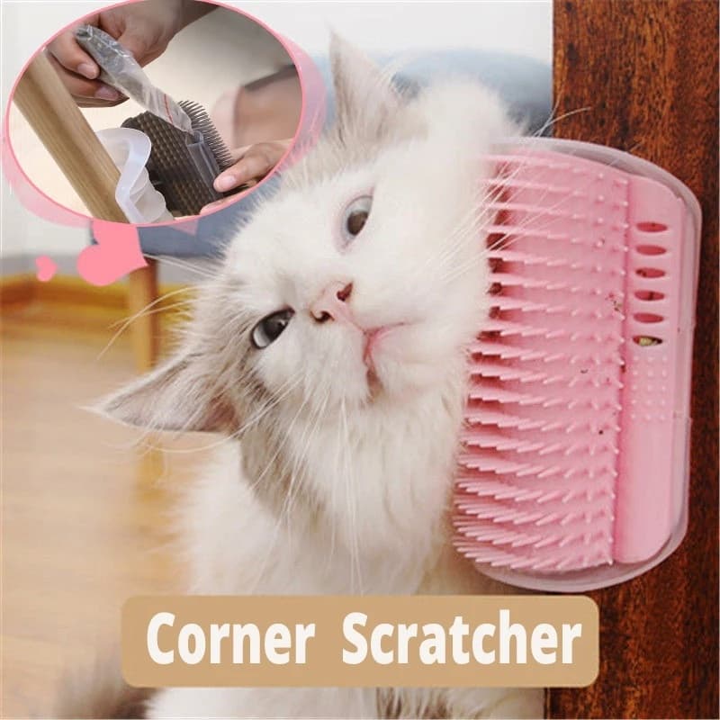 Escova Massageadora para Gatos com Erva Catnip e Fita Dupla Face para Parede: A Melhor Opção para o Bem-Estar do Seu Felino