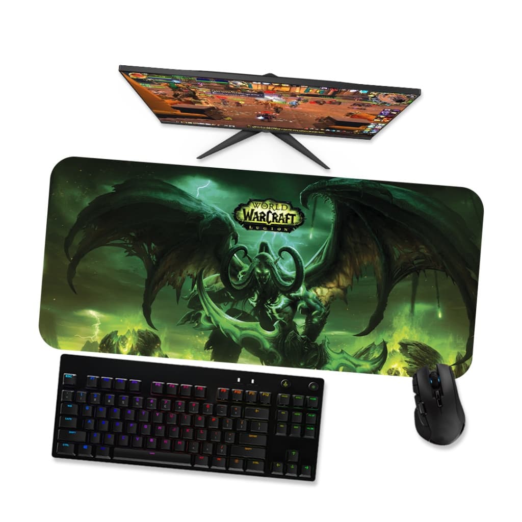 Mouse Pad Gamer Grande Wow Legion  1 90x40 80x40 60x40 70x30 45x40