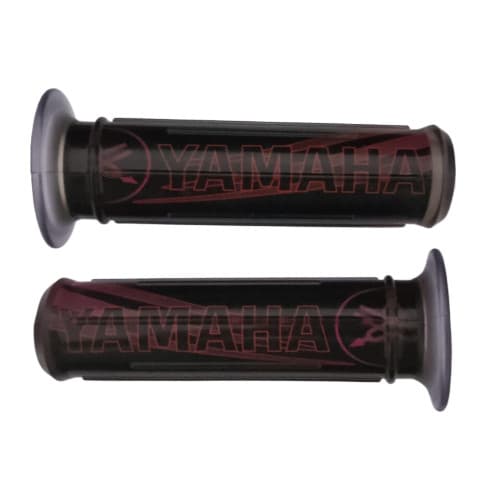 Manopla Punho Luva Para Moto Esportiva Custom Yamaha 2 Rosa Gráfica Gel Macia