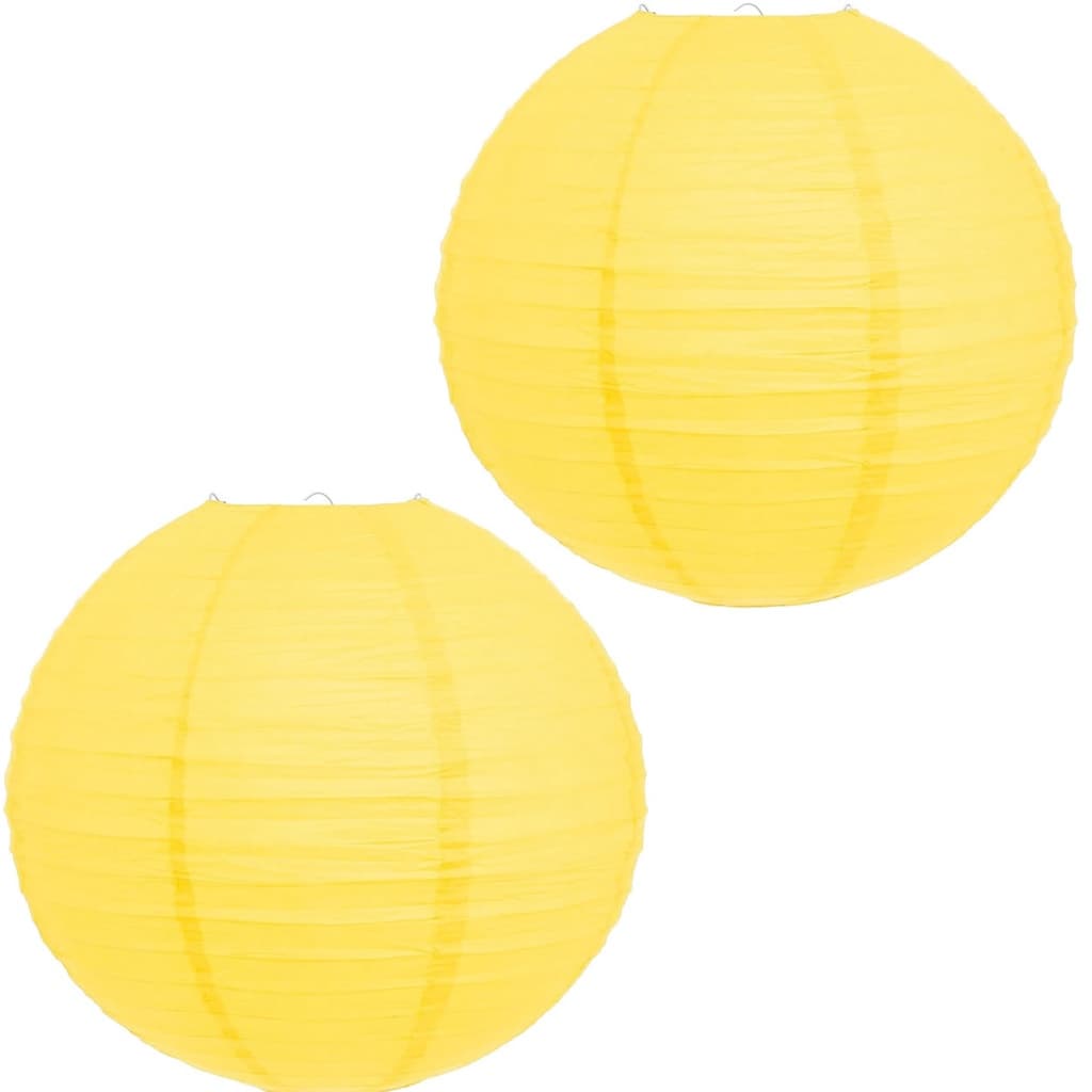 2 Lanterna Oriental Luminária Japonesa Chinesa Papel 30 Cm