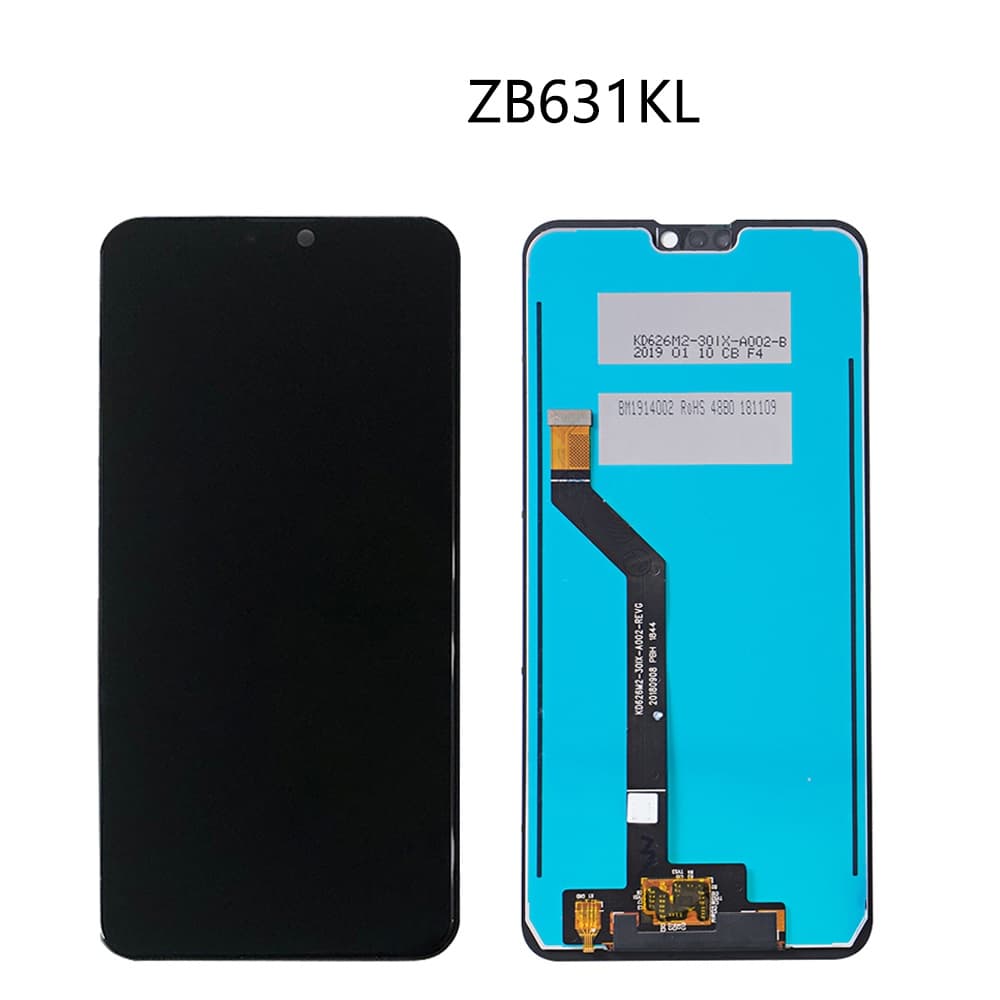 Vivid Tela Zenfone Max Pro M2 ZB631KL Display Touch Frontal Lcd Cem Aro Substituição 100% Teste