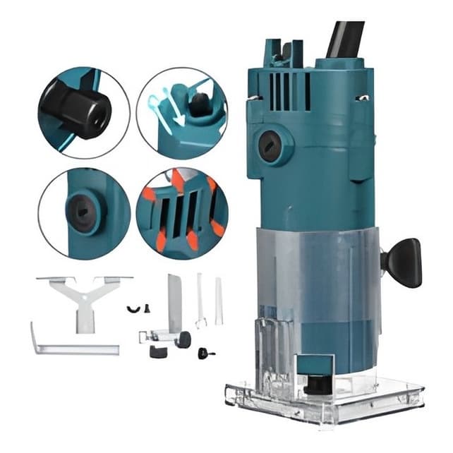 Tupia Manual Laminadora 650W 6MM Profissional Pra Marcenaria