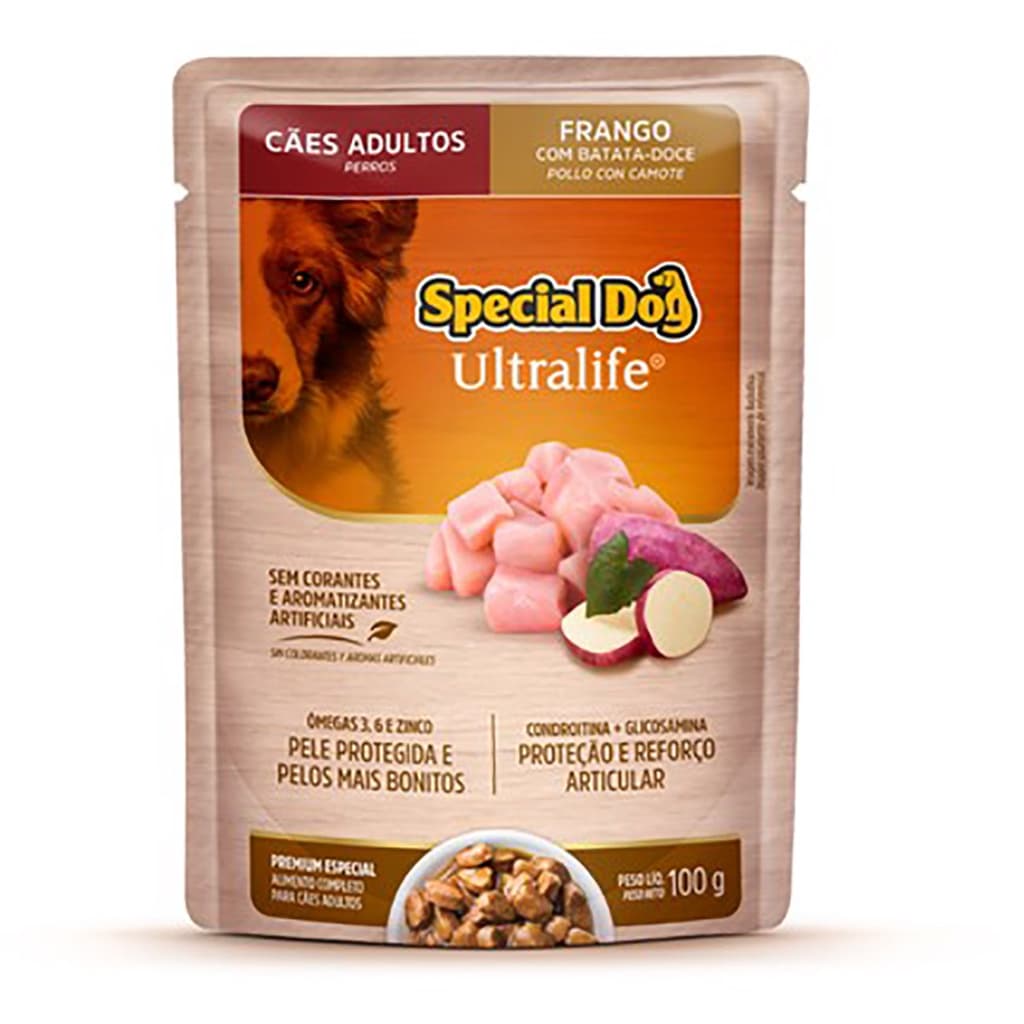 Ração Special Dog Sache Cães Adultos Frango 100g