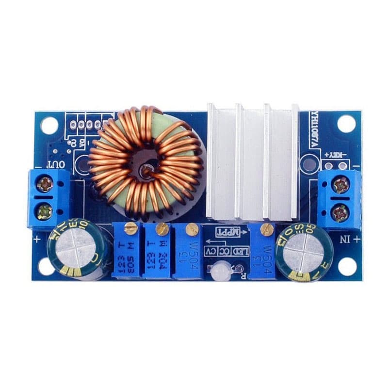 DC-5A Buck Tensão Constante Corrente MPPT Controlador De Painel Solar 6-36V A 1.25-32V Módulo De Carregamento Step Down