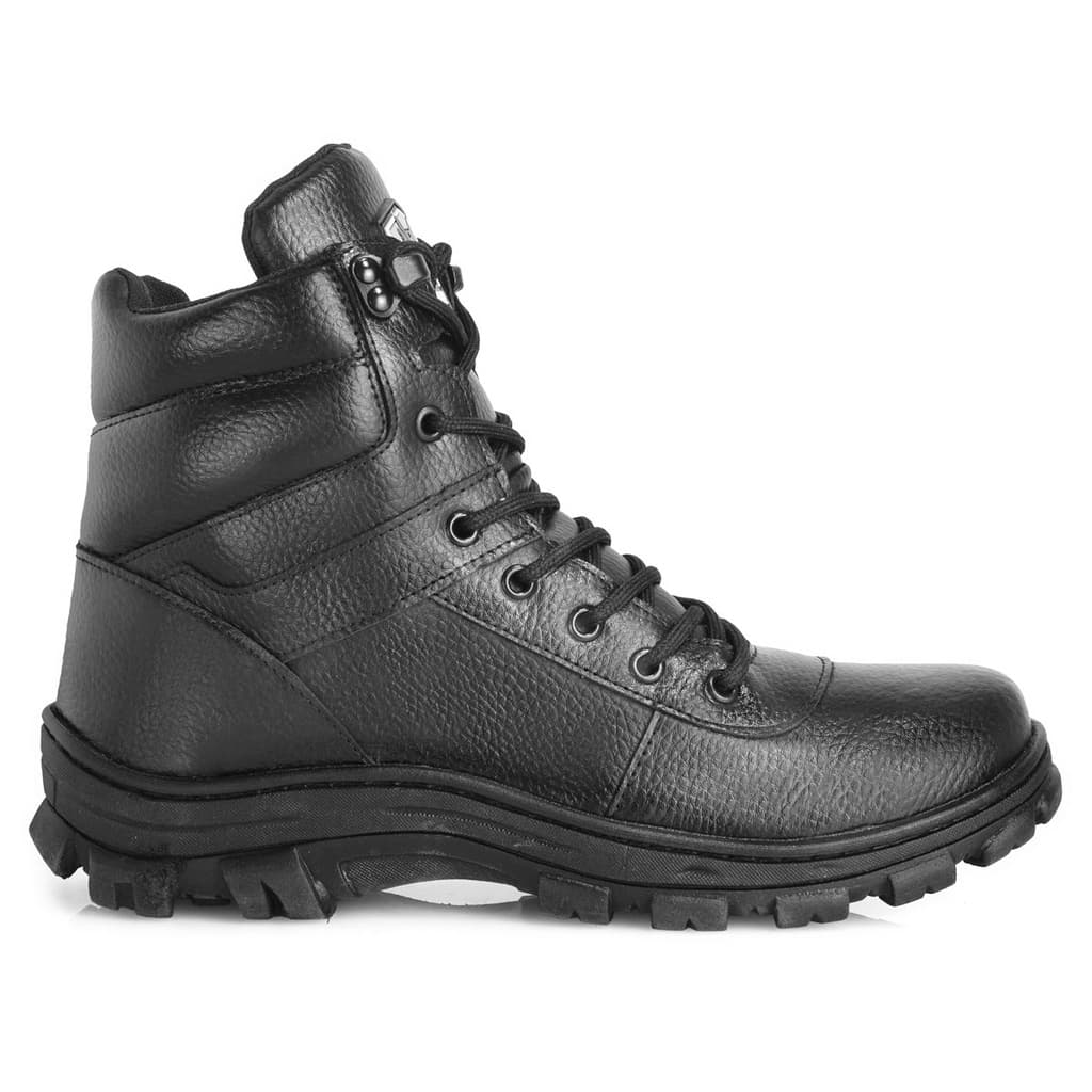 Bota Masculina De Couro Cano Curto Adventure Confortável Motoqueiro Motociclista