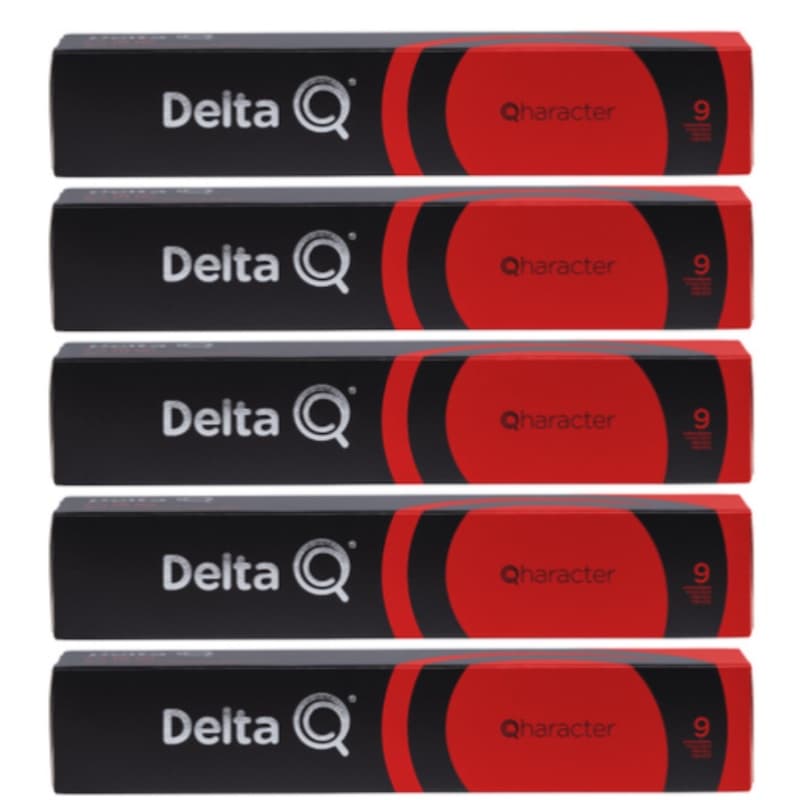 Cápsula de Café para Máquinas Delta Q Kit com 5 uni Qharacter - (Intensidade 9)