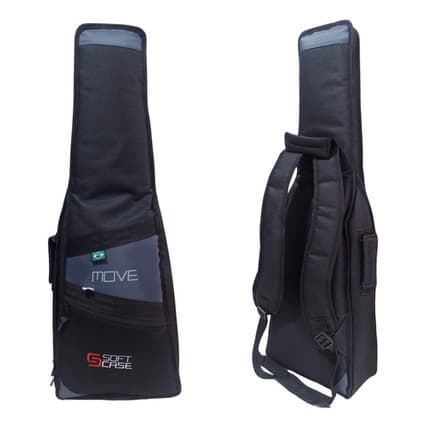 Capa Bag Mini Violão E Ukulele Barítono /bass Soft Case Move Super Luxo Acolchoada