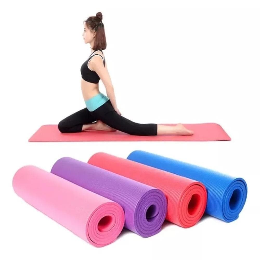 COLCHONETE YOGA TAPETE ANTIDESLIZANTE PILATES GINASTICA TREINOS MULTIUSO