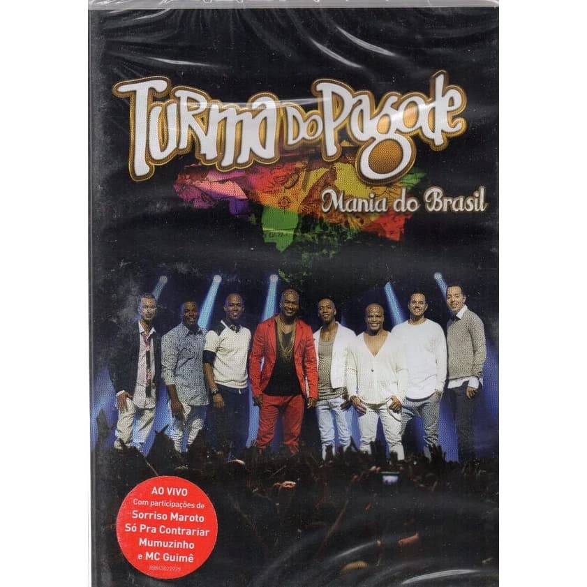Dvd Turma Do Pagode Mania Do Brasil Ao Vivo Lacrado