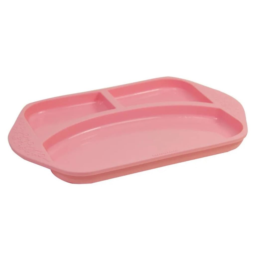 Prato Com Divisória Em Silicone Sem Sucção Porquinha Pokey