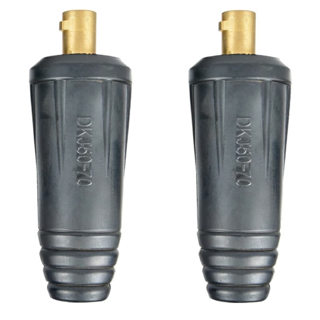 Conector Macho Cabo Máquina Solda 9mm Engate Rápido 2 Pçs