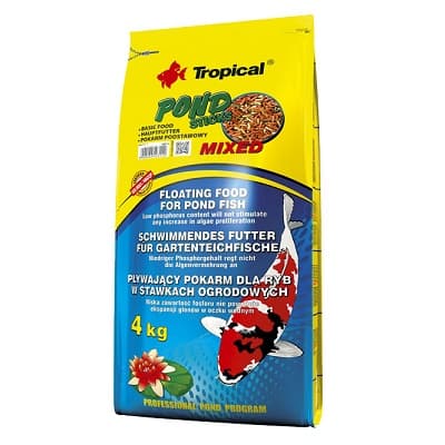 Racao Tropical Koi Pond Sticks Mixed 4kg Carpas